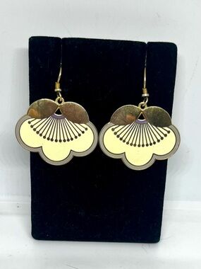 Laurel Burch “Plum Blossom” Earrings